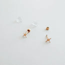 Flat Back- Teeniest Tiniest Wish Upon A Star Earring Studs