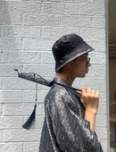 Fan Reversible Bucket Hat Black/Silver