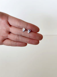 Monstera Adansonii Metal Stud Earrings