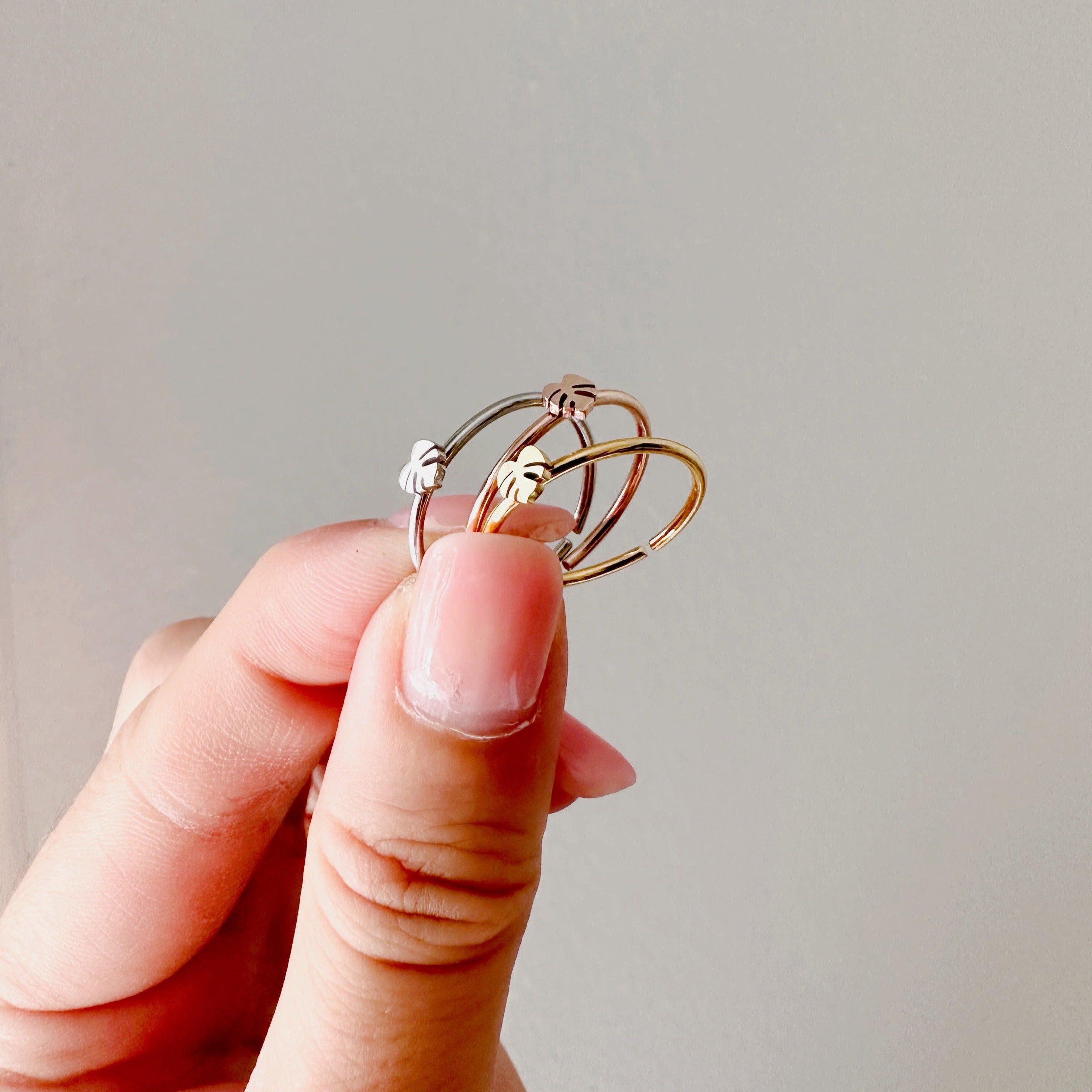 Monstera Deliciosa Dainty Minimal Plant Ring