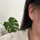 Flat Back- Teeniest Tiniest Monstera Deliciosa Earring Studs