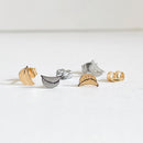 Dumplings Metal Stud Earrings
