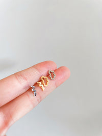 Squiggles & Blobs Metal Stud Earrings