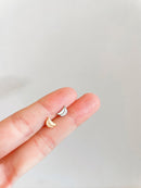 Dumplings Metal Stud Earrings