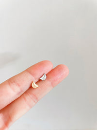 Dumplings Metal Stud Earrings