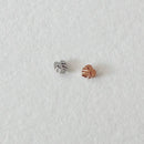 Flat Back- Teeniest Tiniest Monstera Deliciosa Earring Studs