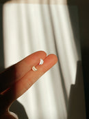 Dumplings Metal Stud Earrings