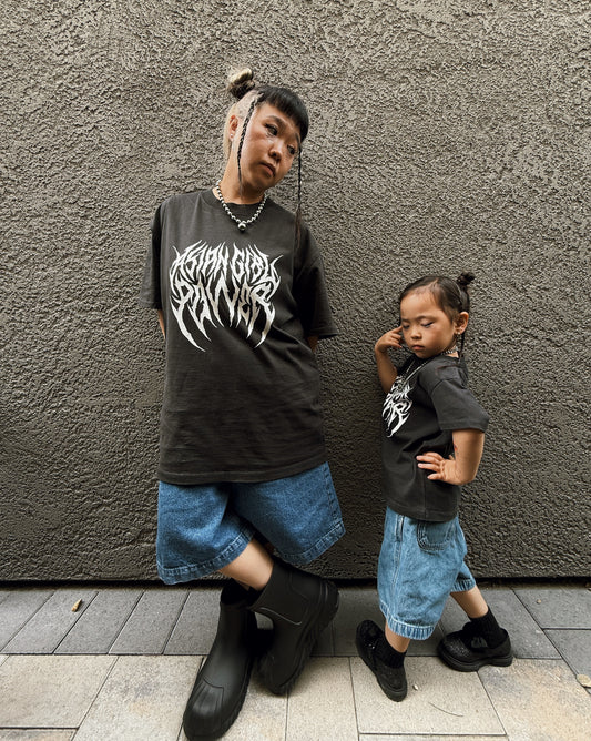 Asian Girl Power Metal T-shirt