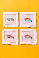 Jeepney Cocktail Napkin