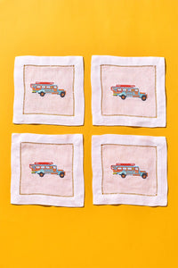 Jeepney Cocktail Napkin