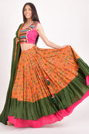Jensen Yellow Full Flare Chaniya Choli