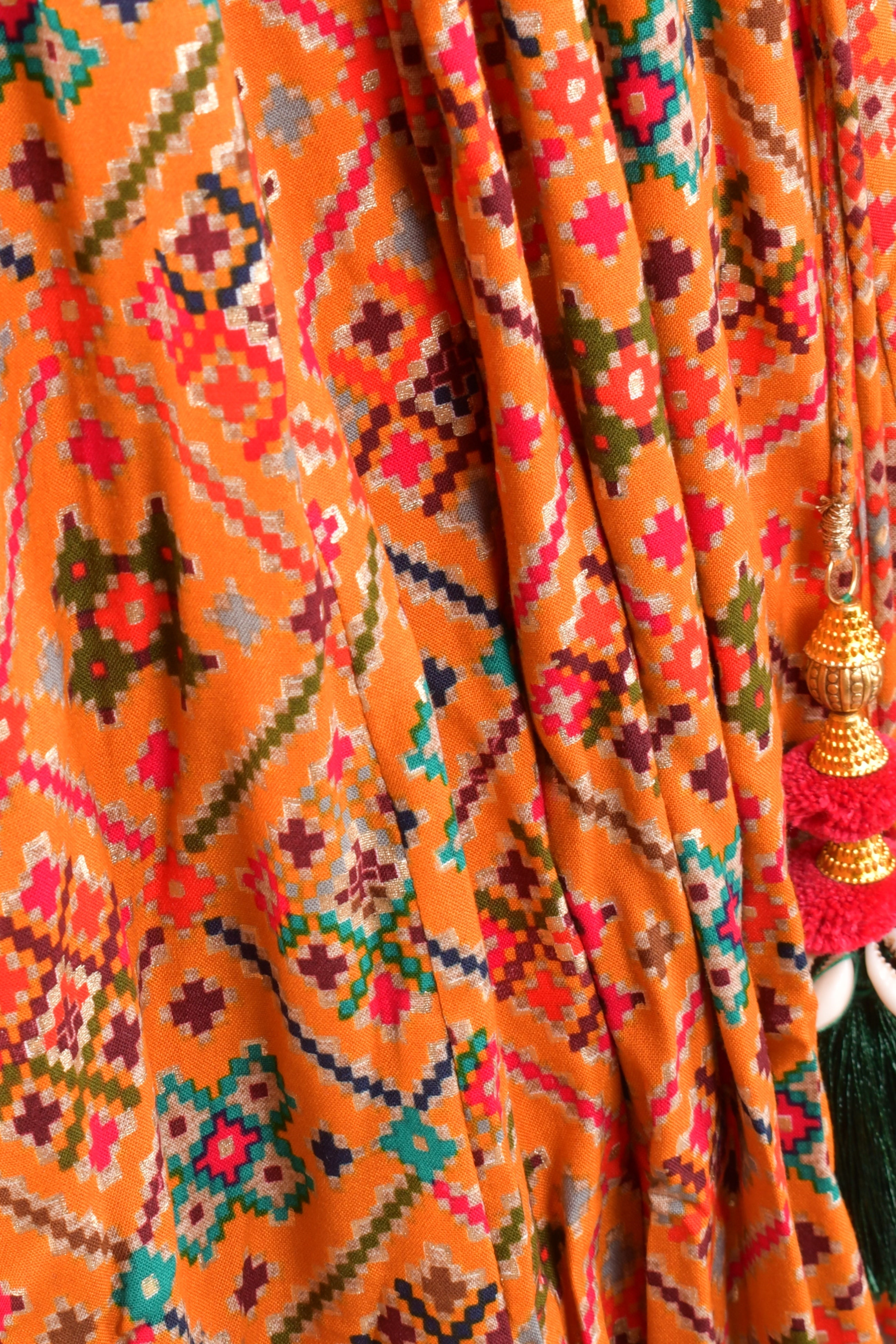 Jensen Yellow Full Flare Chaniya Choli