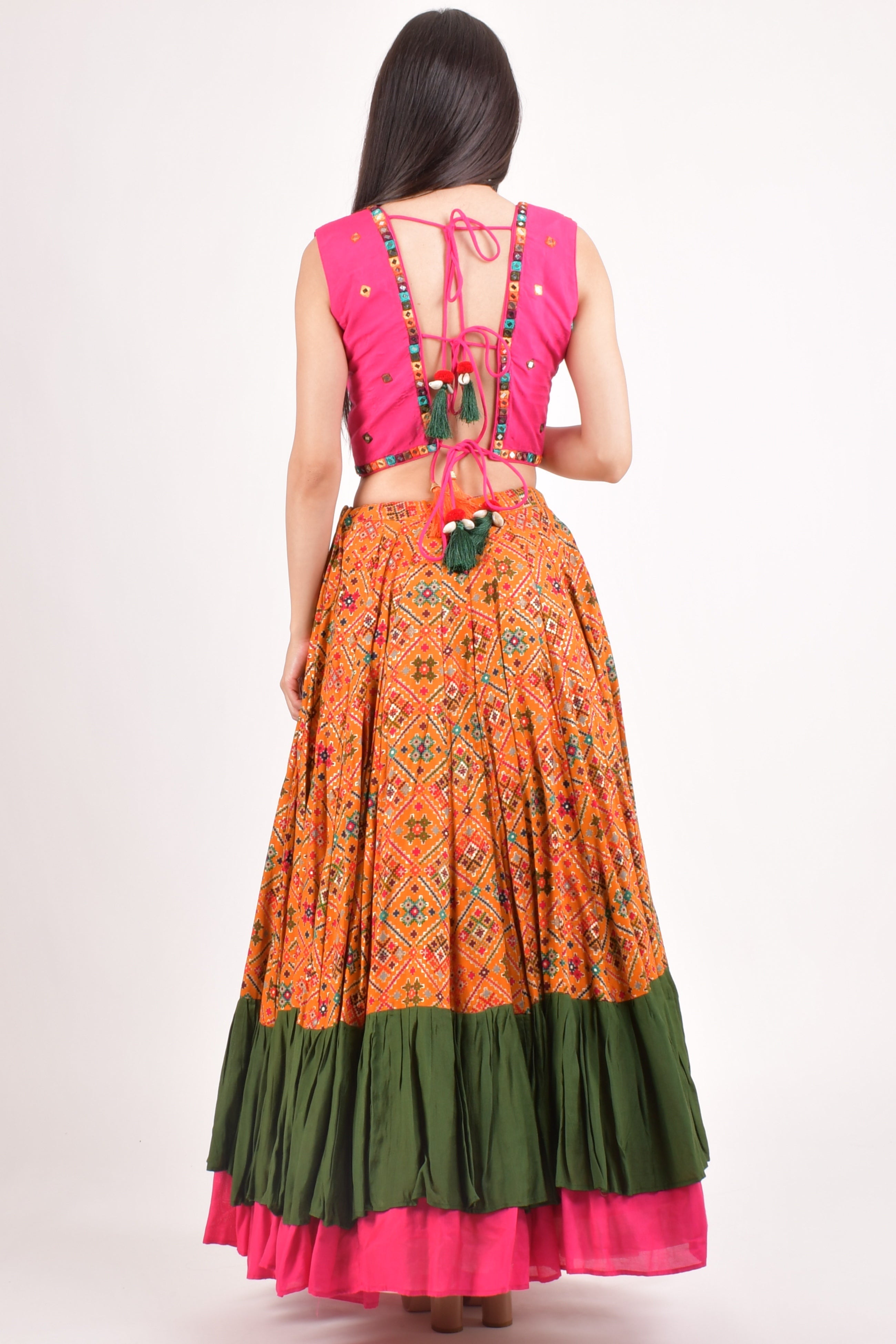 Jensen Yellow Full Flare Chaniya Choli