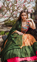 Jensen Yellow Full Flare Chaniya Choli