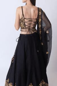 Josey Black Lehenga Choli Set