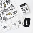 Jungle Alphabet Cards - Cultr. by Created for Culture asianowned aapimarketplace asianownedkids asianownedkidsproducts asianownedbrands