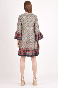 Juniper Ajrakh Print Mini Dress