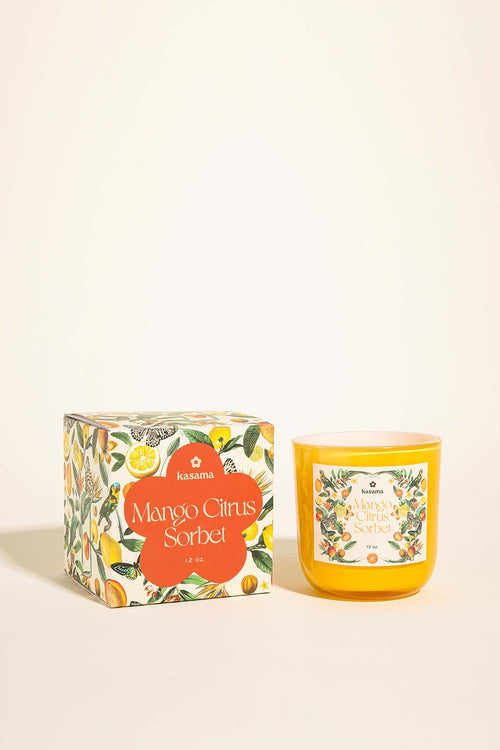 Mango Citrus Sorbet Soy Wax Candle