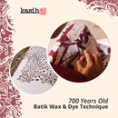 Hand Dyed Batik Robe Kimono, 100% Cotton, Gray, Silver Petals
