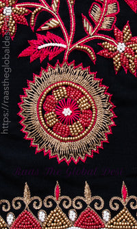 Katya Full Flare Black Chaniya Choli set