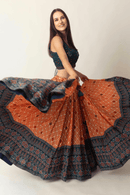 Lehenga with Mirror Embroidery