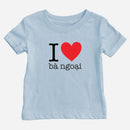 I Heart Grandma Vietnamese Baby T-Shirt (Maternal)