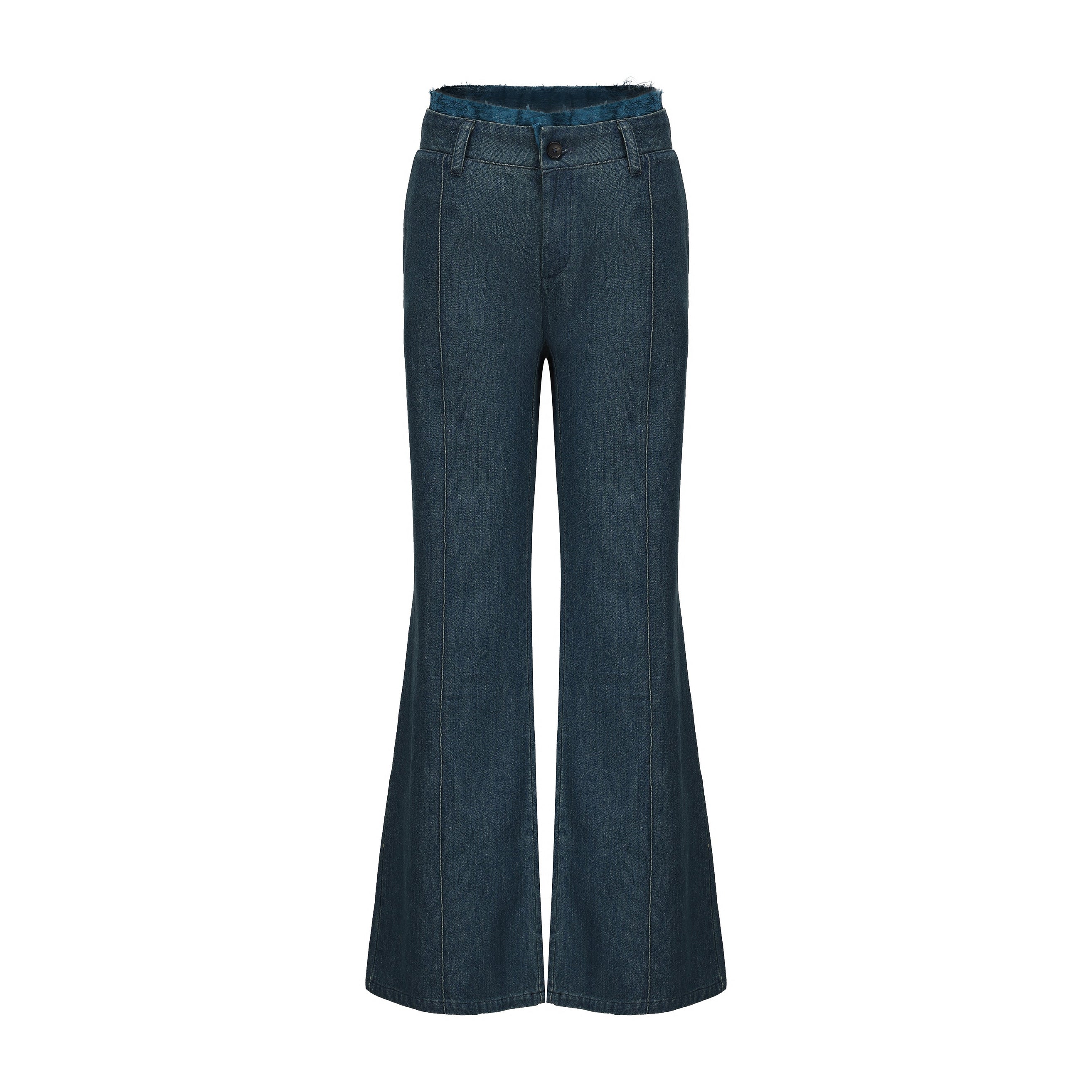 Laba Patch Denim Flared Jeans