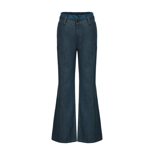 Laba Patch Denim Flared Jeans