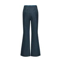 Laba Patch Denim Flared Pants