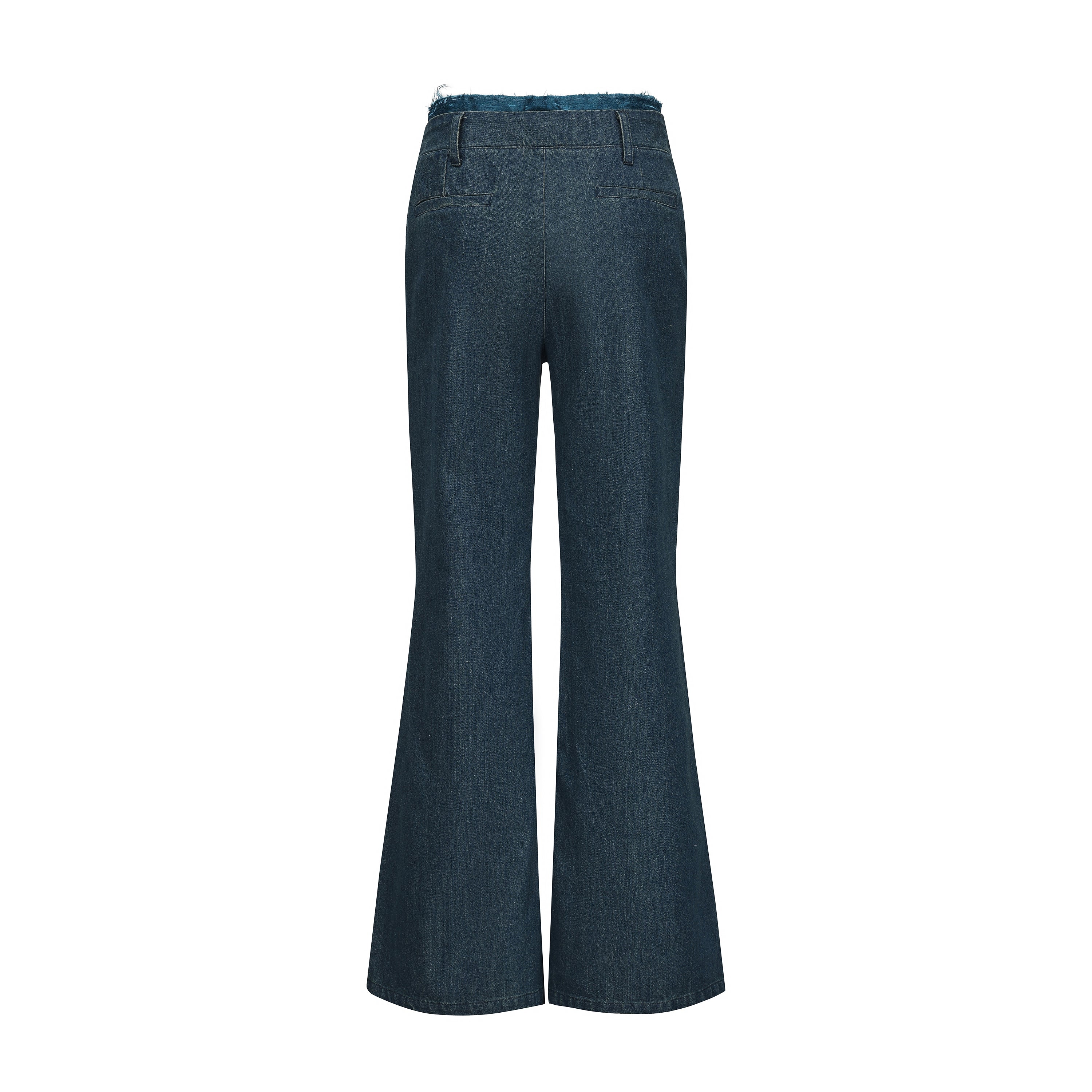 Laba Patch Denim Flared Pants
