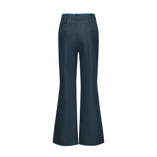 Laba Patch Denim Flared Jeans