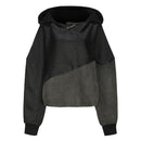 Han Patchwork Double Fleece Layer Hoodie
