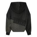 Han Patchwork Double Fleece Layer Hoodie