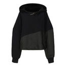 Han Patchwork Double Fleece Layer Hoodie