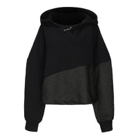Han Patchwork Double Fleece Layer Hoodie