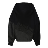 Han Patchwork Double Fleece Layer Hoodie