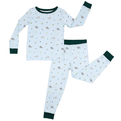 Two Piece Pajamas in Elephant - Cultr. by Created for Culture asianowned aapimarketplace asianownedkids asianownedkidsproducts asianownedbrands