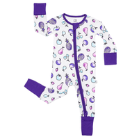Zippered Romper in Watercolor Fruit - Cultr. by Created for Culture asianowned aapimarketplace asianownedkids asianownedkidsproducts asianownedbrands