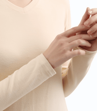 V-Neck Fitted Maternity Maxi Sweater Dress