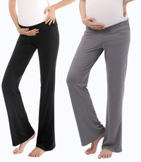 Below Bump Maternity Postpartum Pajama Pants (2 Pack)