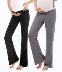 Below Bump Maternity Postpartum Pajama Pants (2 Pack)