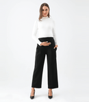 The Wide Leg Maternity Ankle Pant