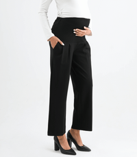 The Wide Leg Maternity Ankle Pant