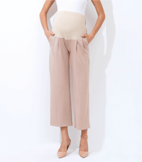 The Wide Leg Maternity Ankle Pant