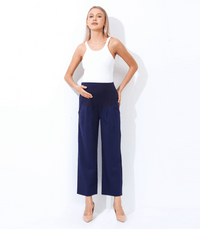 The Wide Leg Maternity Ankle Pant