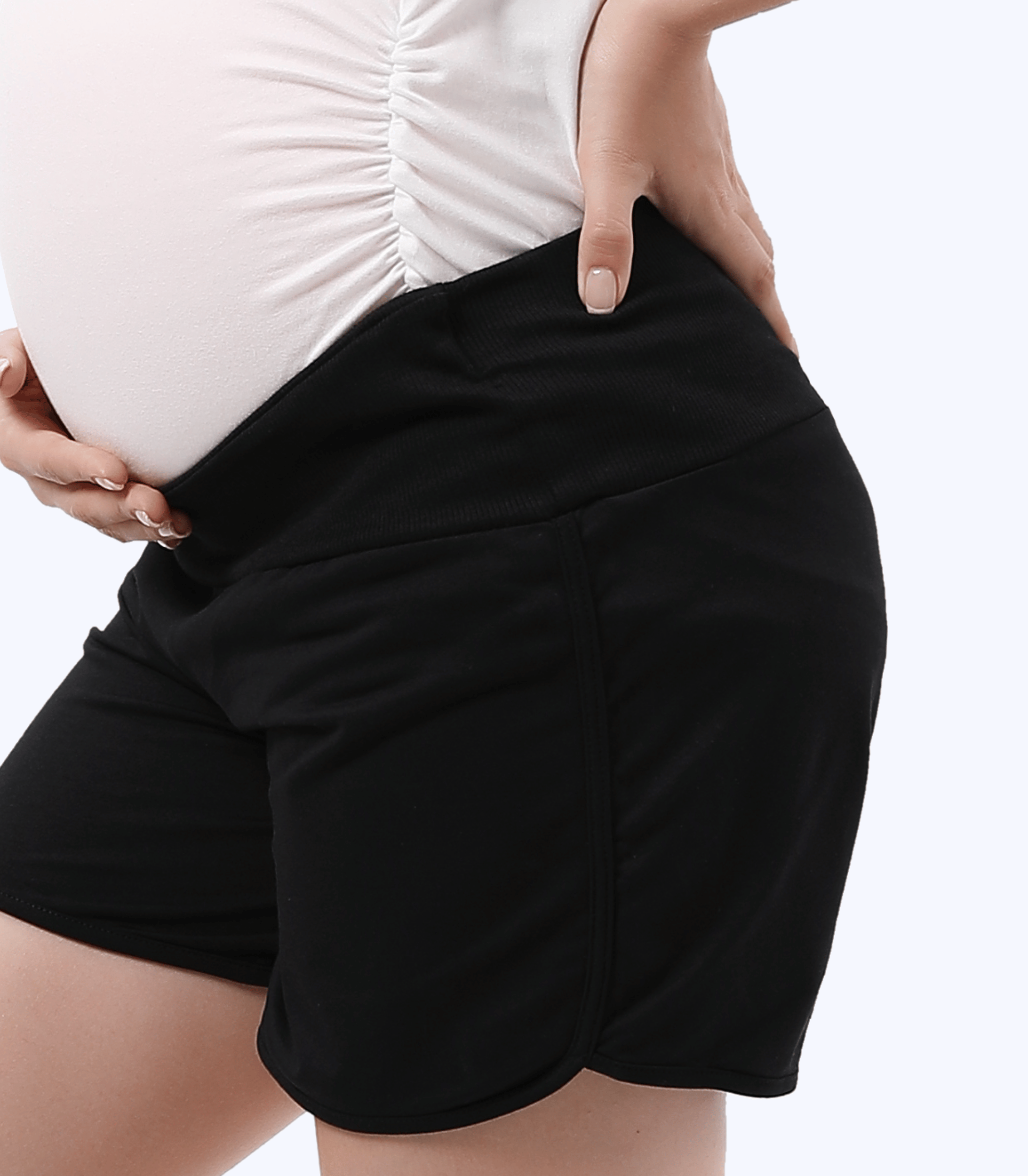 Below Bump Pregnancy Shorts