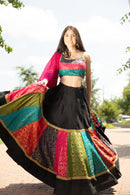 Molly Silk Black Chaniya Choli
