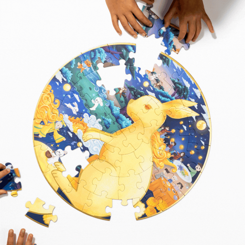 The Legend of the Moon Rabbit — Story Puzzle