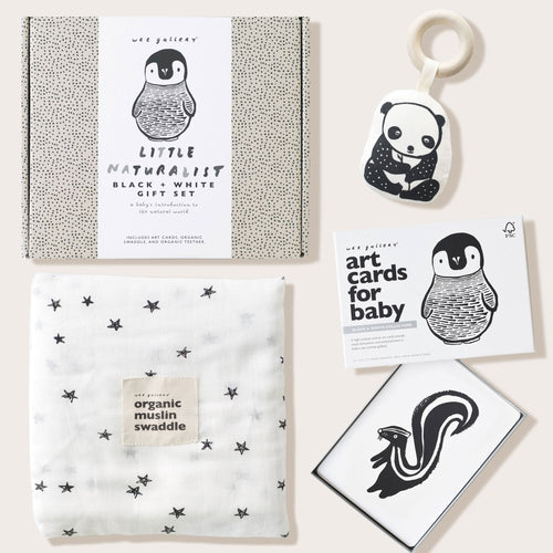 Newborn Baby Gift Set - Black + White - Cultr. by Created for Culture asianowned aapimarketplace asianownedkids asianownedkidsproducts asianownedbrands