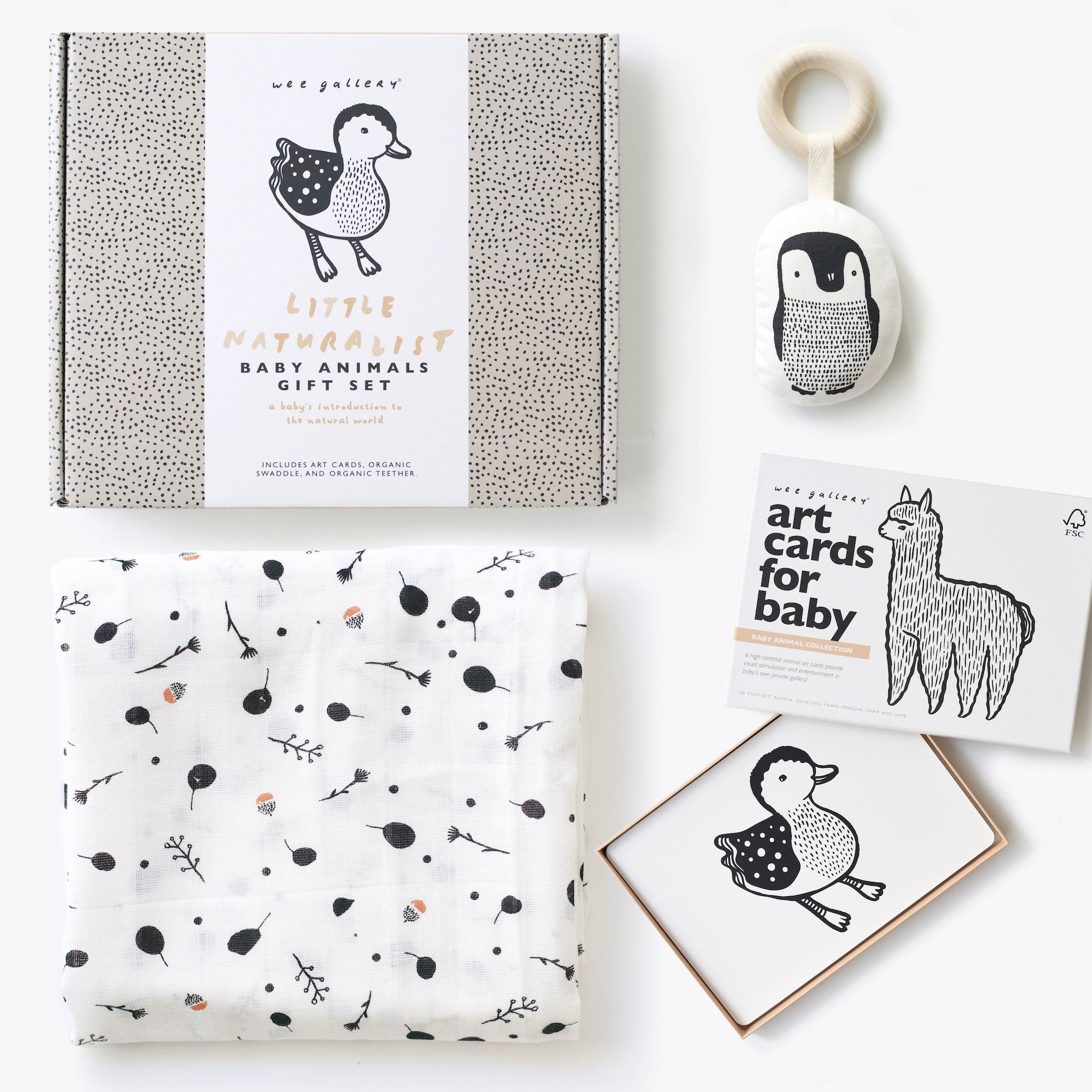 Newborn Baby Gift Set - Baby Animals - Cultr. by Created for Culture asianowned aapimarketplace asianownedkids asianownedkidsproducts asianownedbrands